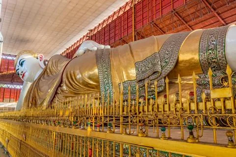 Reclining buddha Stock Photos