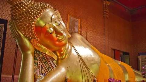 Reclining buddha Stock Photos