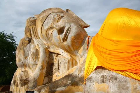 Reclining buddha Stock Photos