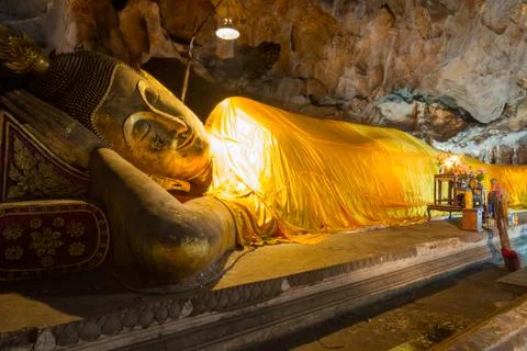 Reclining buddha Stock Photos