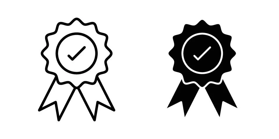 Recognition icon set, collection of vector icons Stock Illustration