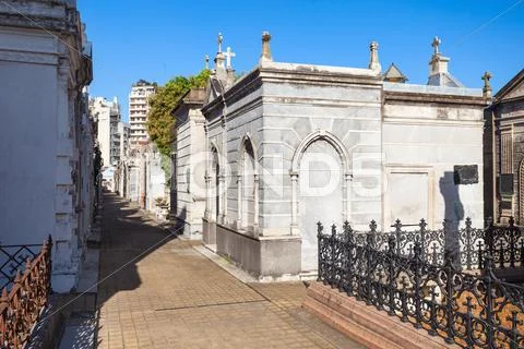 Recoleta Cemetery, Buenos Aires Stock Photos