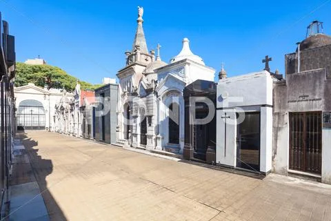 Recoleta Cemetery, Buenos Aires Stock Photos