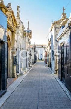 Recoleta Cemetery View Stock Photos