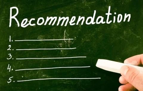 Recommendation concept Stock Illustration