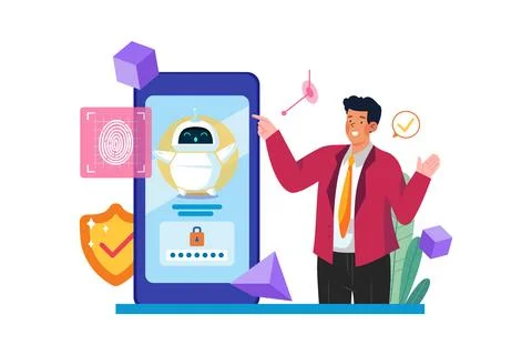 Recommendation systems personalize user experiences. Stock Illustration