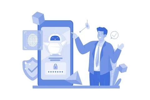 Recommendation systems personalize user experiences. Stock Illustration