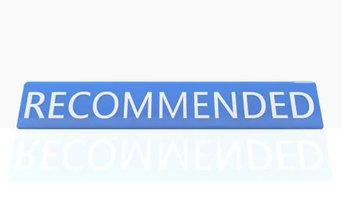 Recommended Illustrazione stock
