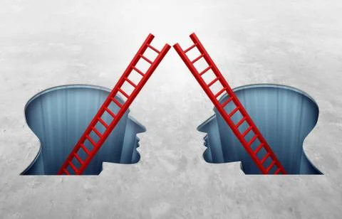 Reconciliation Concept Иллюстрация