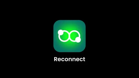Reconnect App Icon Stock Footage 334471124