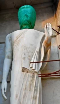 Reconstruct statue of buddha Stock Photos