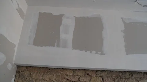 Reconstruction of apartment in building Stock Footage 126711402