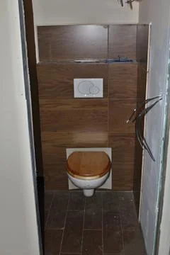 Reconstruction of the attic Foto stock