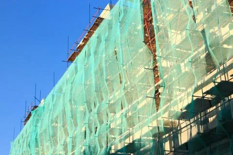 Reconstruction of a building Stock Photos