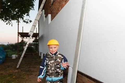 Reconstruction of the house. Stock Photos
