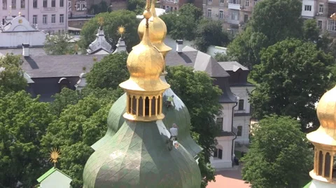 Reconstruction Kiev Stock Footage 46161475