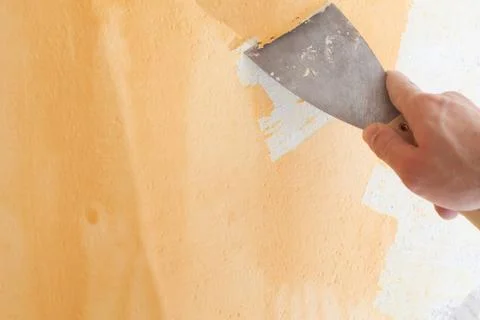 Reconstruction of an old apartment. Stock Photos