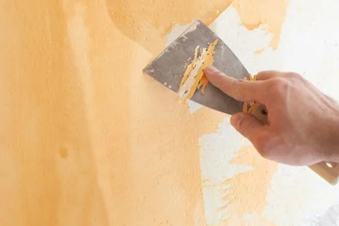 Reconstruction of an old apartment. Stock Photos