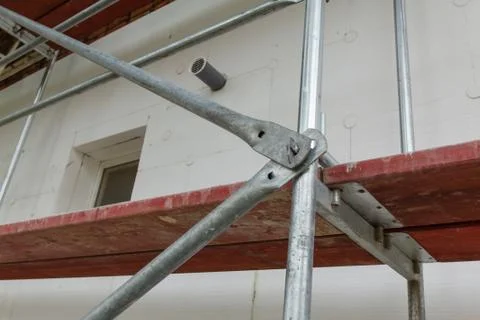 Reconstruction of the old house Stock Photos