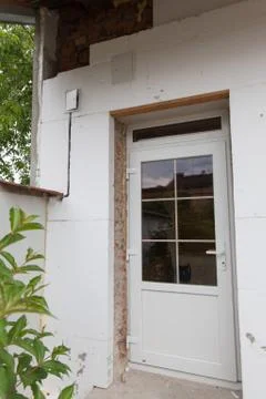 Reconstruction of the old house Stock Photos