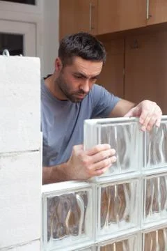 Reconstruction of an old house. Stock Photos
