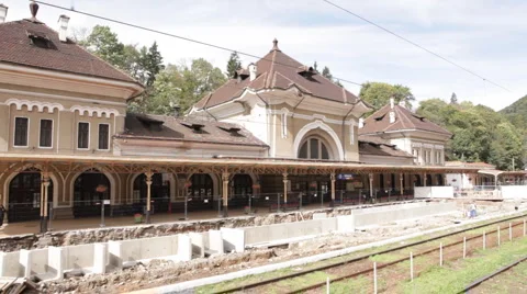 Reconstruction of railway in Romania Stock Footage 1052273