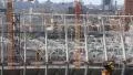 Reconstruction of republican football stadium for EURO 2012 in Kiev, Ukraine HD Footage