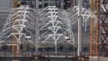 Reconstruction of republican football stadium for EURO 2012 in Kiev, Ukraine HD Footage