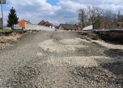 Reconstruction road Stock Photos