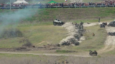 Reconstruction of the second world war. Episode 8. Stock Footage 55404526