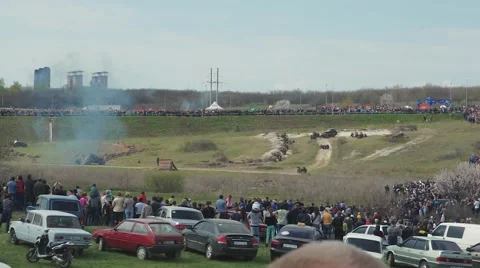 Reconstruction of the second world war.Episode 5. Stock Footage 55404552