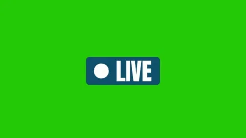 Record  animation on green screen background 库存影片 332643349