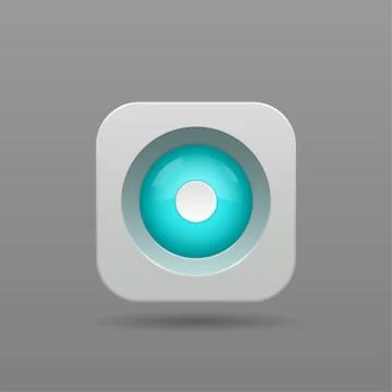 Record button Stock Illustration