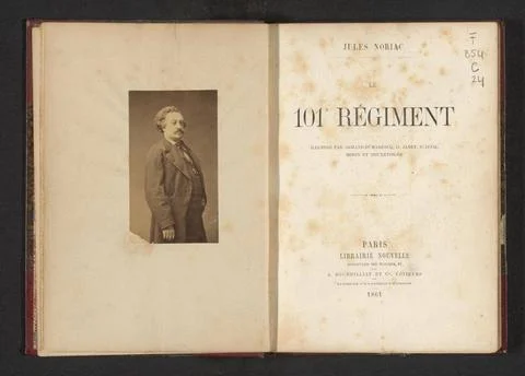 RECORD DATE NOT STATED  The 101st regiment, Jules Noriac, 1861 book Paris ... Stock Photos