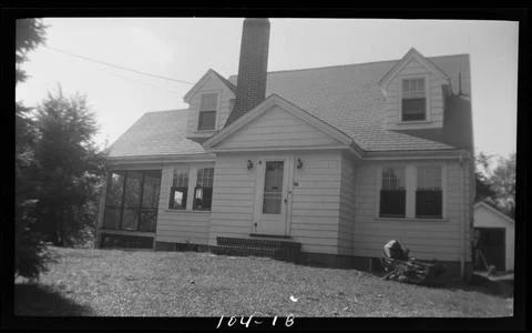 RECORD DATE NOT STATED 18 Fairlawn Street , Houses. Needham Building Colle... Fotos de archivo