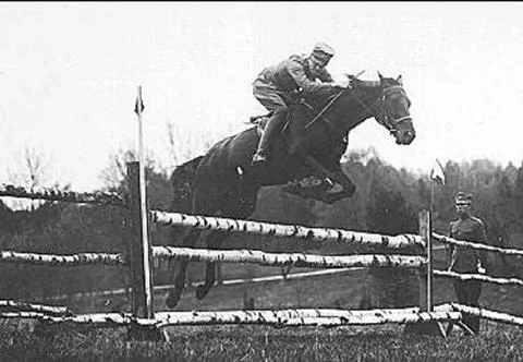 RECORD DATE NOT STATED the 1930s. Nalle, Skövde, competition horse. Copyri.. Stock Photos