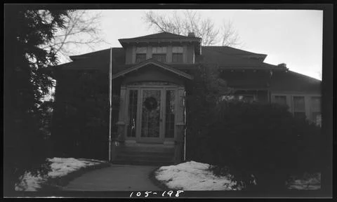RECORD DATE NOT STATED 198 Fair Oaks Park , Houses. Needham Building Colle... Fotos de archivo