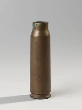 RECORD DATE NOT STATED  20 mm bus socket. Brass, 1945. General Leclerc Mus... Stock Photos
