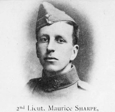 RECORD DATE NOT STATED  . 21 Squadron, Royal Flying Corps Lieutenant Sharp... 스톡 사진