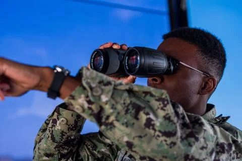 RECORD DATE NOT STATED 220428-N-KD414-0125 Air Traffic Controller 2nd Clas... Stock Photos