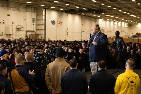 RECORD DATE NOT STATED  240115-N-CO784-2587 Secretary of the Navy Carlos D... Stock Photos