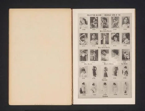 RECORD DATE NOT STATED  25 portretten van Edith Neville, C. Holmes, La Git... 写真素材