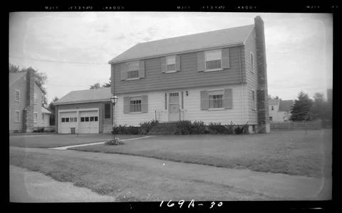 RECORD DATE NOT STATED 30 Homestead Park , Houses. Needham Building Collec... Fotos de archivo