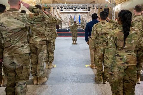RECORD DATE NOT STATED 332d Expeditionary Maintenance Group and Expedition... Stock Photos