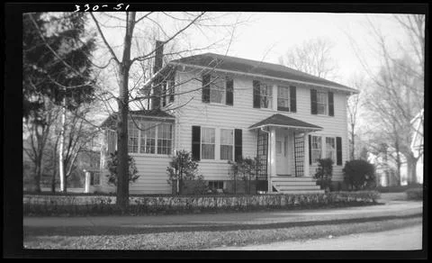 RECORD DATE NOT STATED 51 Wilshire Park , Houses. Needham Building Collect... Fotos de archivo