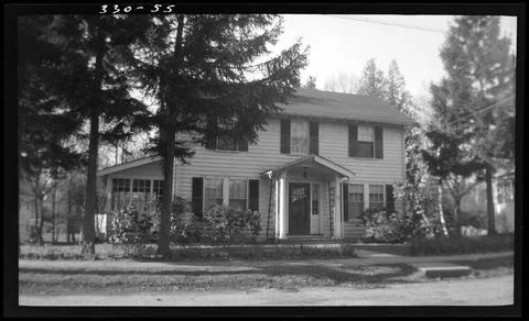 RECORD DATE NOT STATED 55 Wilshire Park , Houses. Needham Building Collect... Fotos de archivo