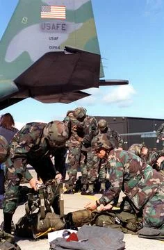 RECORD DATE NOT STATED The 82nd Airborne troops, Fort Bragg, North Carolin... Foto stock
