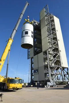 RECORD DATE NOT STATED  The Abort Test Booster, the rocket which will prop... Stock Photos