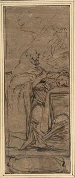 RECORD DATE NOT STATED  Abraham van Diepenbeeck Carmeliterheiliger At the ... Stock Photos