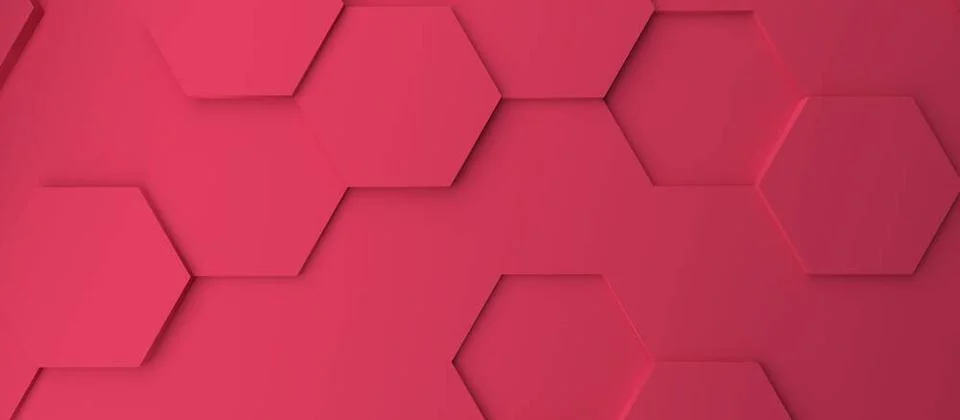 RECORD DATE NOT STATED Abstract modern magenta honeycomb background, color... Stock Photos